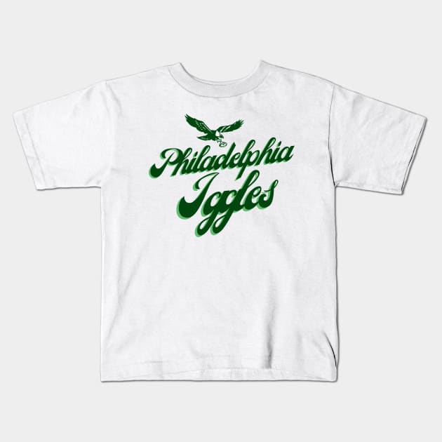 Philadelphia Iggles Kids T-Shirt by Curious Sausage